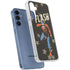 DC Comics The Flash Retro Action Pose Galaxy A35 5G Clear Case